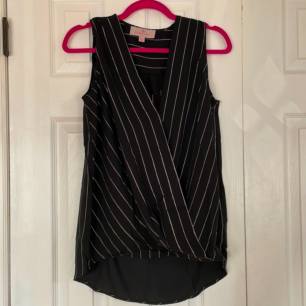 NWOT Laurie Felt Wrap Blouse - XXS